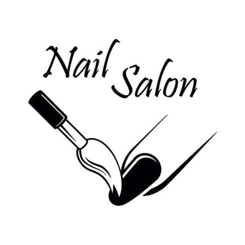 14.6*13.3CM Vinyl Decals Nail Salon Car Sticker Covering The Body Fashion Laptop Suitcase Helmet Skateboard Sticker