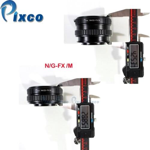 Pixco FMTI Adjustable Focusing Helicoid Adapter Suit For Nikon G AF-S AI Lens To Fujifilm FX X Pro1 X-E1 X-M1 Camera