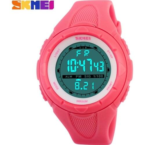 2019 SKMEI Luxury Brand Women Watch Military Sports Fashion Casual Watches Digital LED Wristwatches Reloj Mujer Relogio Feminino