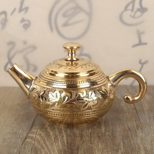 Hand-Making Pure Copper Teaware Teapot 150ml capacity