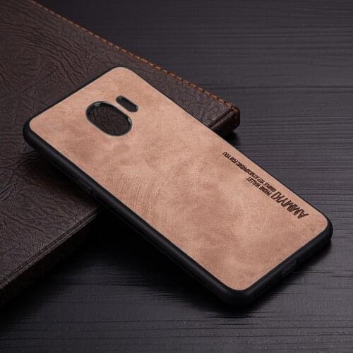 AMMYKI leather Case For Samsung Galaxy J2 Pro j4 2018 j2 core j6 plus Case Silicone For Samsung J2 CORE PRO 2018 j6 PLUS Case