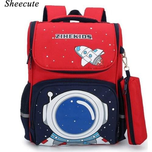 Children School Bag Backpack Girls Shoulder Bags Cartoon Printing Boys School Backpack Leisure Large-capacity Student Bookbag