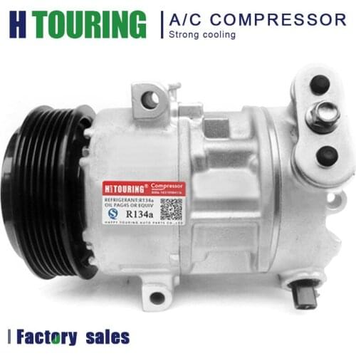 For Car Fiat Grande Punto 1.3 JTD Linea ac air compressor 5SL12C 447190-7001 55703917 5D3375400 51803075 DCP09019 TSP0155467 6PK