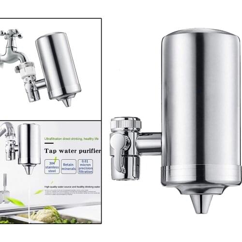 Faucet Water Filter Household Faucet Filter Diatom+Ceramic Filter Activated Carbon High Water Flow