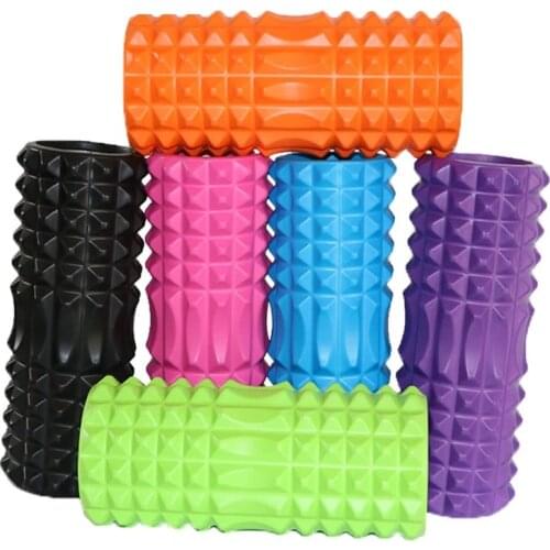 Fitness Yoga colonna balance bar stick Pilates colonna massaggio profondo rullo relax muscoli Yoga schiuma rullo lupo dente mezz