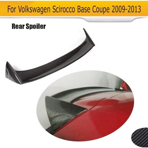 Carbon Fiber Auto Car Rear Roof Wing Trunk Spoiler for Volkswagen VW Scirocco Standard Only 08-13 Non for R