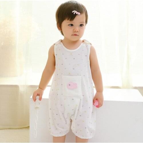 Mesh Cloth Jumpsuits Vest, Summer Clothing Baby Climb Clothes Jumpsuit Infants And Young Children Baby Girl Baby Clothes