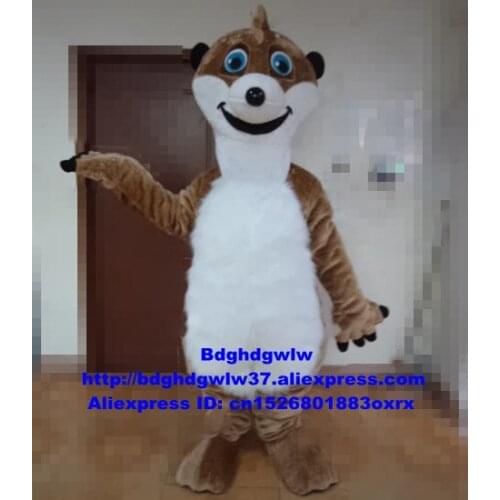 Otter Lutra Marten Ermine Sable Ferret Mongoose Ichneumon Meerkat Mascot Costume Character Annual Meeting Grad Night zx1763