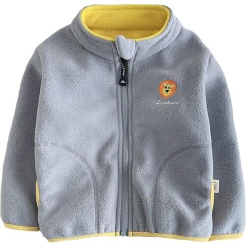 Spring autumn clothes boys clothing children jackets short jackets clothing stand-up collar, zipper shirt, thick windbreaker