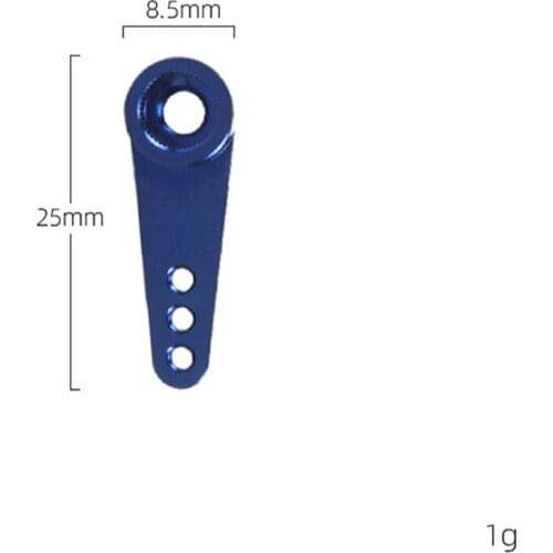 9G 17G Lightweight Metal Steering Gear Arm Servo Arm DIY Upgrade Parts R720 for RBR/C Off-Road RC Car