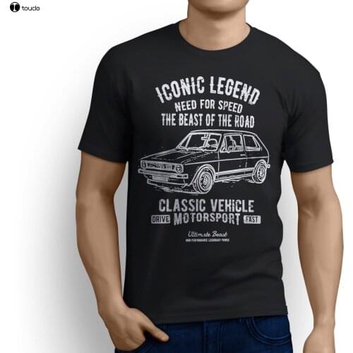 Summer New Men Cotton T-Shirt Legend GTI MK1 Germany Car Inspired Motorsports Car Fan Art Unisex T-Shirt O-Neck Hipster Tshirts