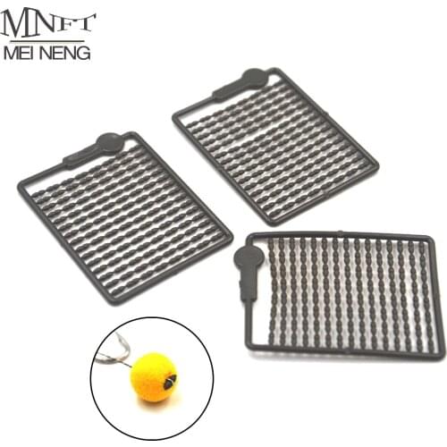 MNFT 30Cards(3600 Pcs)Small Hair Rig Fishing Boilie Stops Dumbell Bait Lure Rig Carp Fish Barbel Stop Stoppers Tackle Tool