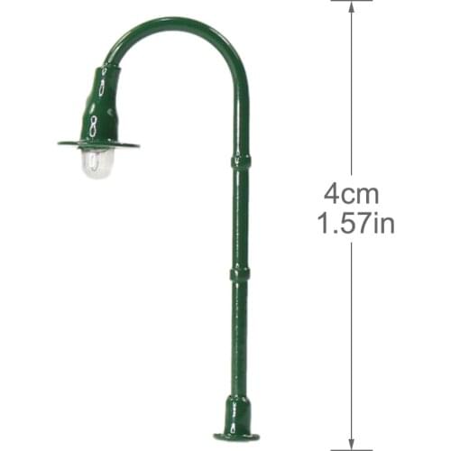 L005N 10pcs Model Railway N Scale 1:160 Lamps Street Lights 12V Mini Bulbs 4cm