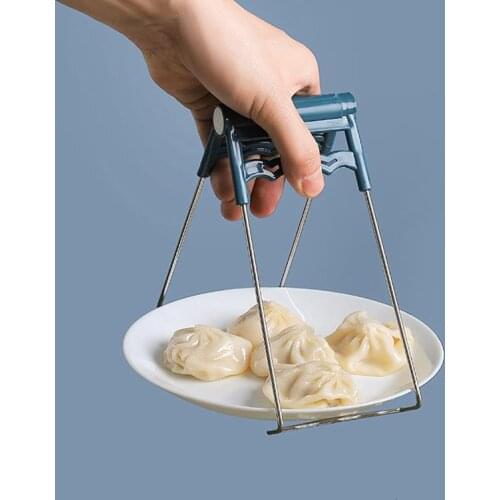 Hot Plate Gripper Stainless Steel Creative Hot Bowl Gripper Hot Pot Clip Gripper Clips Hot Bowl Holder Dish Clamp Kitchen Tool