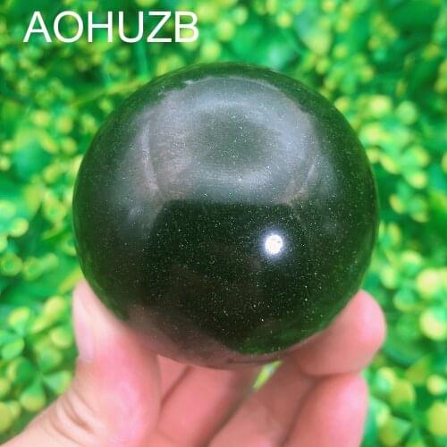 Natural Crystals Quartz High Quality Green SandStone Sphere Energy Reiki Healing Ball Room Home Aquarium Decoration Gemstone