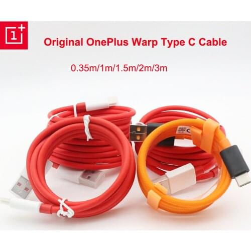 Original OnePlus 9 9R Nord N10 Warp Charge McLaren 6A Type C Cable For One Plus 8 7 Pro 7t 7 T 6t 6 5t 5 3 Fast Charging Line