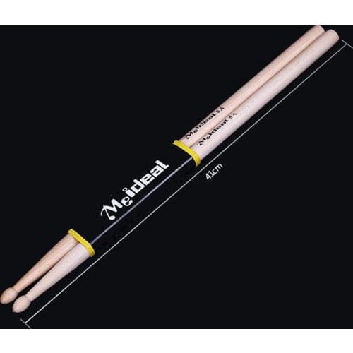 1Pairs Drum Sticks 5A Drumsticks Maple High Quality Wood Percussion Sticks Clear Cymbal Ring For Fast Drumming Jazz Latin Play