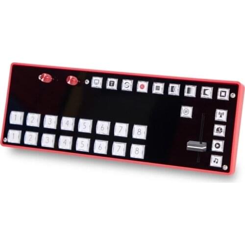 TYST Vmix Mini Switcher Control Panel MIDI2.0 Video Recording Switchboard Type C interface for Vmix OBS New Media Live Youtube