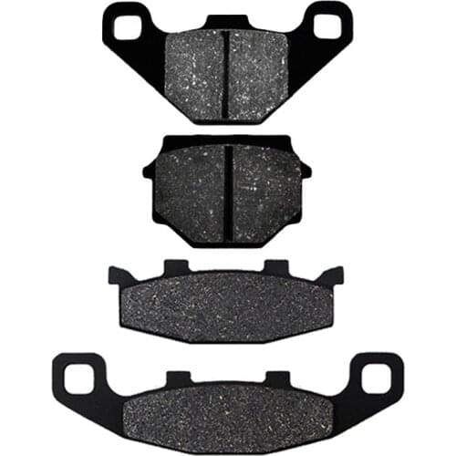 Motorcycle Front and Rear Brake Pads for KAWASAKI ZR250 Balius 1991-1995 ZZR 250 ZZR250 EX250 1990-2001