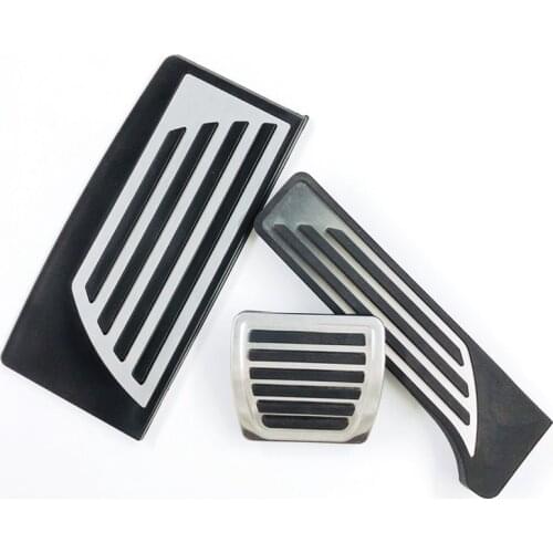 Car Accelerator Brake Foot Rest Pedal Pads for Alfa Romeo Giulia 2016 2017 2018 2019 No Drilling Pedals Car Interior Accessories