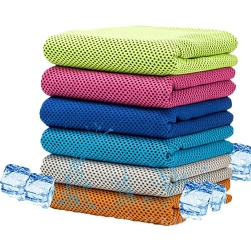 1Pcs 80x30cm Cooling Sport Towel Cozy Microfiber Fabric Instant Cool Quick-Dry Cool Towel Cold Towel Sport