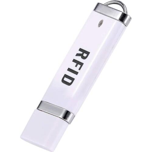 Portable MINI USB RFID IC ID Card Reader 125KHz TK4100 Chip Proximity 13.56MHz S50 S70 NFC Tag Scanner Play and Plug White