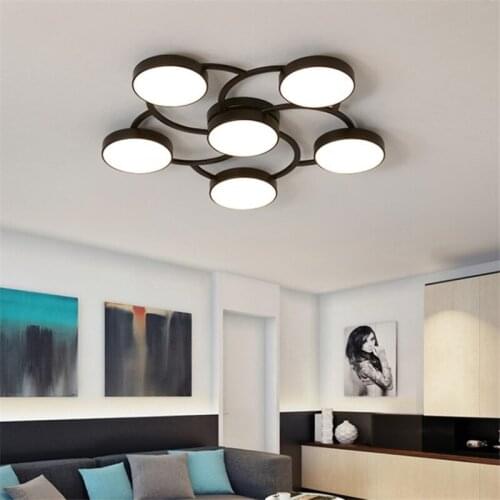 New Black White Ceiling Lights For Bedroom Corridor Living room Dining room Kitchen Indoor Home Lighting Ceiling Lamp Fixtures