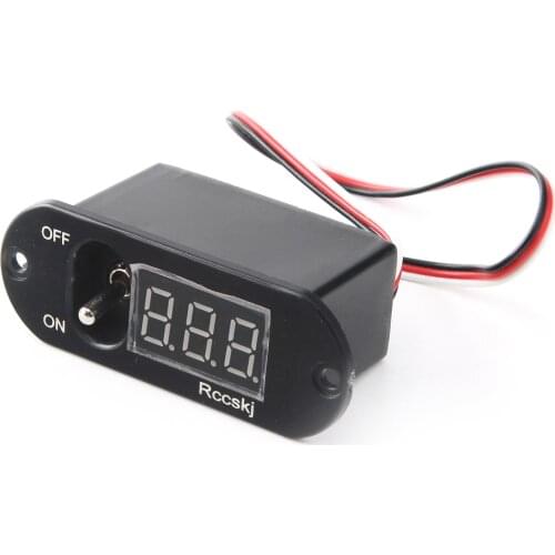 E2105 FUTABA/JR plug 15CM Rccskj DP switch voltmeter Cable Wire 3.5-13V Voltage