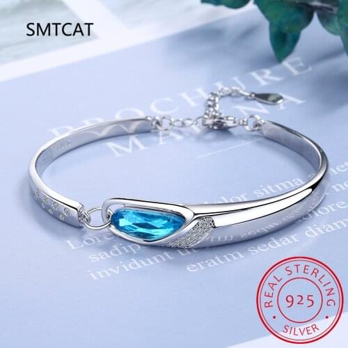 Синие браслеты SMTCAT China At AliExpress