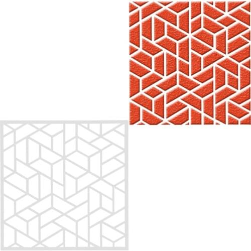 15*15 Diamond Layering Stencils Drawing Color Spray stencil DIY Scrapbook photo album Decorative Embossing DIY Card Crafts