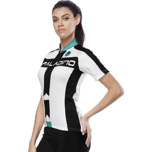 ILPLADINO UV Protection Bicycle Jersey Women Short Sleeve Team Pro Cycling Jersey MTB Bike Clothes Breathable Jersey