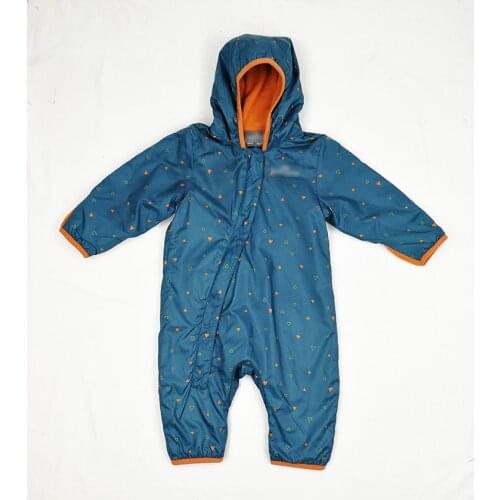 High quality baby boys/girls toddler windproof waterproof romper, jumpsuit, puddle suit with fleece lining