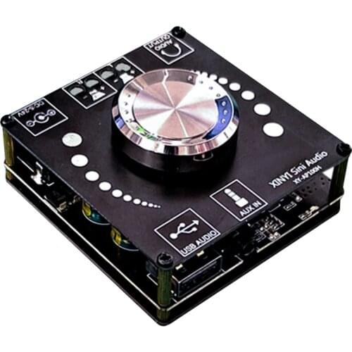 XY-AP100H 100W+100W Dual TPA3116D2 Bluetooth 5.0 Stereo Audio Digital Power Audio Amplifier Board AMP Amplificador AUX