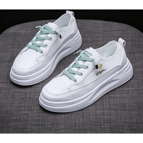 Womens Shoes 2021 Spring and Summer New Sneakers Womens Breathable Casual Shoes Mesh Shoes Flat Shoes All-match Single Shoes 9