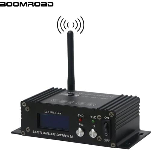 2.4G Wireless DMX 512 Controller Receiver Transmitter LCD Display Dimmer DMX Controller For Disco DJ Party Moving Head Light
