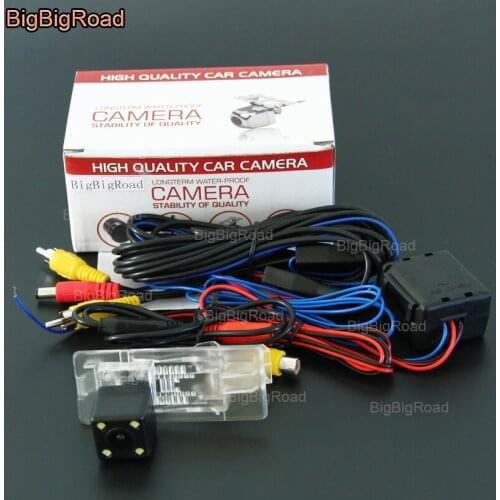 BigBigRoad Car Rear View Reverse Backup CCD Camera with Filter / power relay For Renault Fluence Duster / Dacia Duster