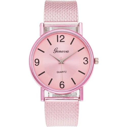 Fashion Soft Net Strap Simple Digital Electronic Watch Men And Women Watch Casual Quartz Watch Couple Watch