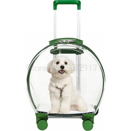 Pet Trolley Case Transparent Cat Bag Multifunctional Pet Bubble Box Portable Space Bag For Dogs Stuff Dog Bag