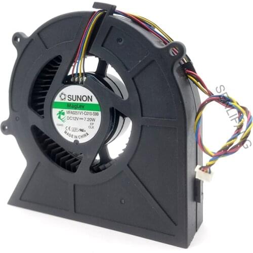 For SUNON MFA0251V1-C010-S99 Cooling Fan DC12V 7.20W F1A13T cooling fan not brand new