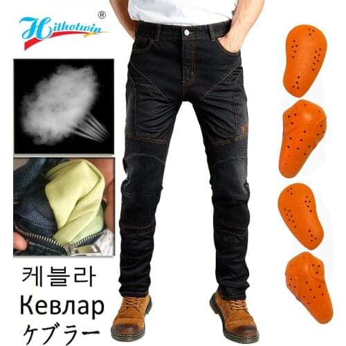 Hi-032 new summer mesh design Motorcycle Jeans Blue Motocross Pants Black Motorcycle Pants Motocross Protective Gear