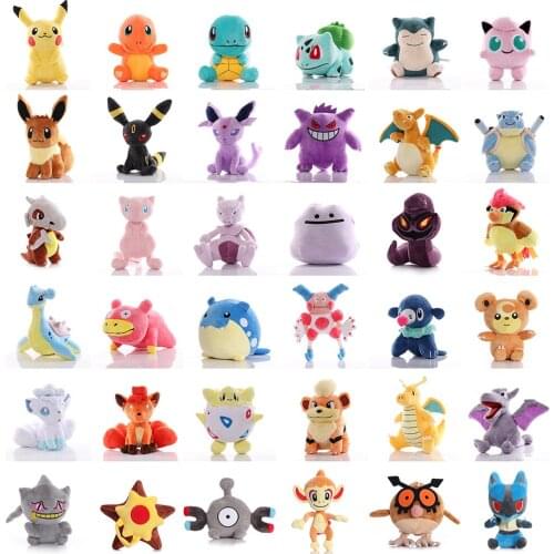 Kawaii Pokémon Anime Bulbasaur Charmander Eevee Squirtle Snorlax Plush Toy Ice Vulpix Doll Childrens Gift