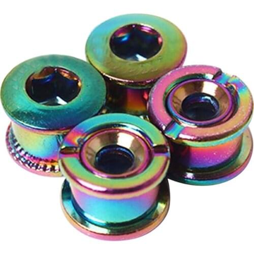 KRSEC Chain Link Sprocket Bolt Crankset Bolt Pair Crank Bicycle Crank Bolt Crank Bolt Bicycle Crank Holder