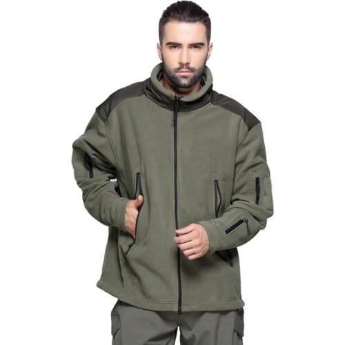 Outdoor Winter Military Men Fleece Jacket Thicken Thermal Tactical Jackets Windproof Climbing Hunting Combat Army Clothing