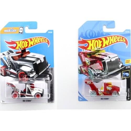 2017 Hot Wheels RIG STORM Mini Alloy Coupe 1/64 Metal Diecast Model Car Kids Toys Gift