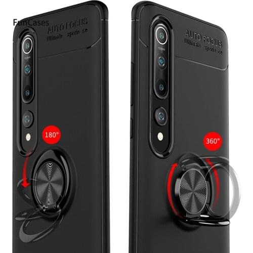 Soft TPU Cases For para Xiaomi 10 Pro Caso Magnetic Support Soft TPU Protector Caso Xiaomi case 10 Mobile Phone Cover Xiaomo