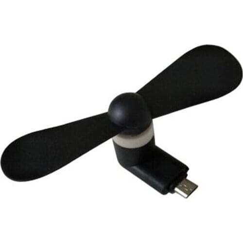 Newest Portable Cool Micro USB Fan For Android 5V 1W Mobile Phone USB Fans Low Voice For Android Mobile Phone USB Power Supply