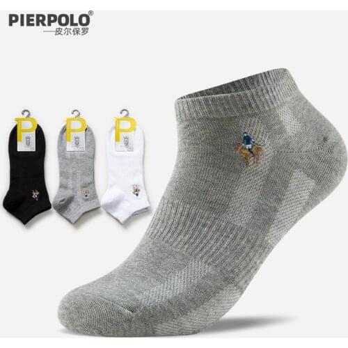 PIER POLO Mens Black Socks