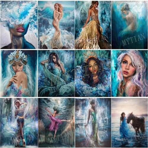 Full square/round 5D DIY diamond painting oil painting beauty women portrait Embroidery Pattern Cross stitch mosaic home decor