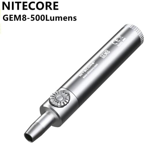 NITECORE Professional Gemstone Identification Flashlights GEM8 GEM10UV CREE XPLHI V3 LED Flashlight Jade Identification Torch