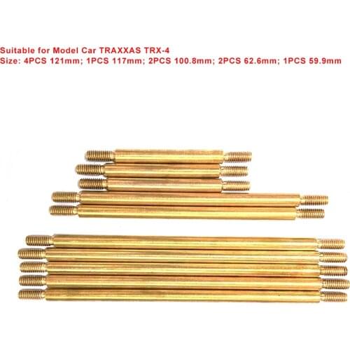 RCTOYFUN 10pcs/Set RC Car 324mm Wheelbase Brass Links Upgrade Assembly Accessory For 1/10 Model Crawler Car TRAXXAS TRX-4 Ford